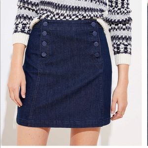 NWT Denim Sailor skirt